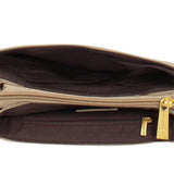 Borsa a Tracolla in Pelle Vegana Taupe