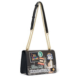 Borsa a Tracolla in Pelle Vegana Multicolore
