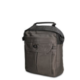 Borsa a Tracolla in 100% Pu Vegan Leather Grigio