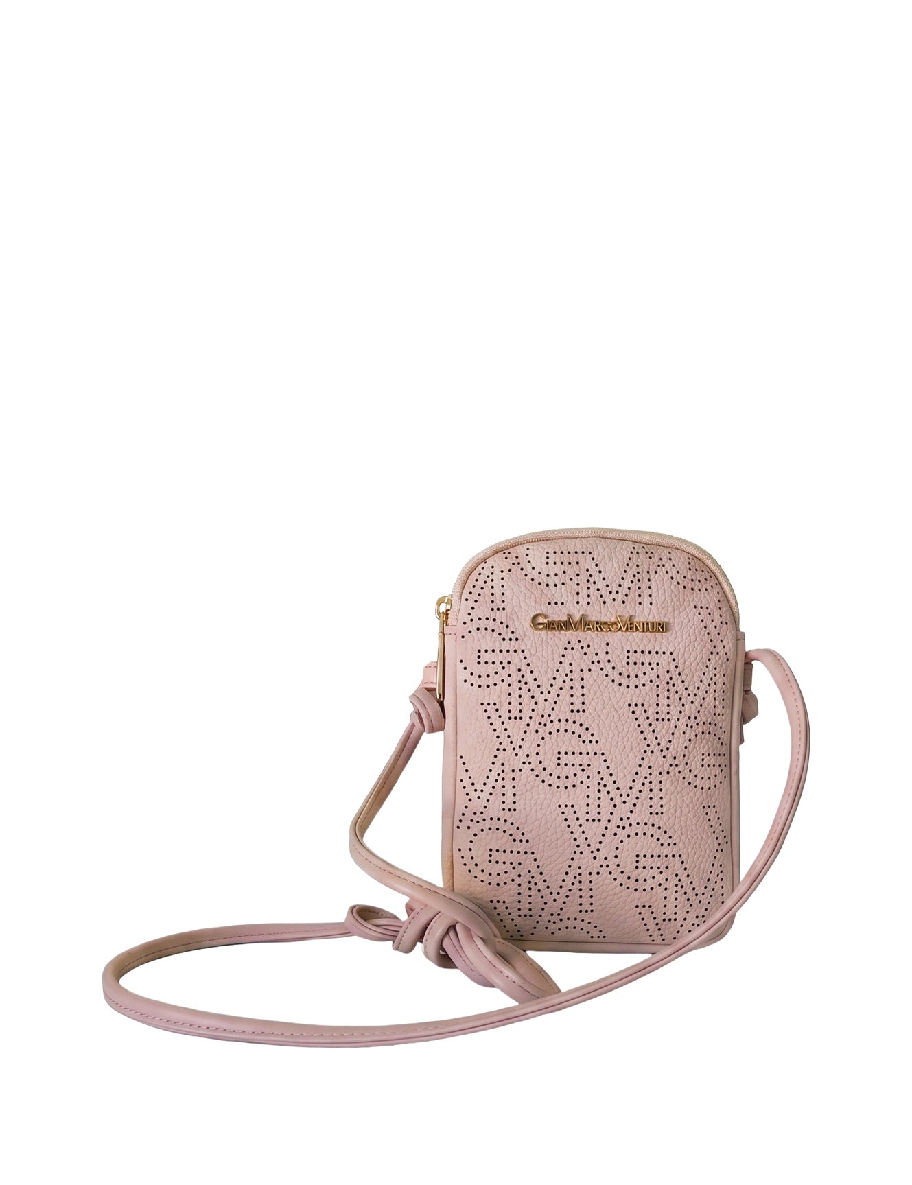Borsa a tracolla in Pelle Vegana Rosa GianMarco Venturi