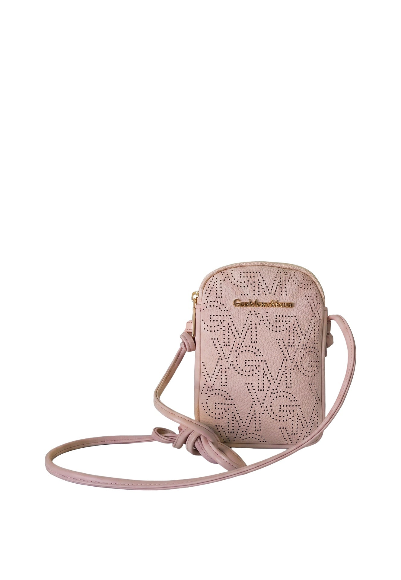 Borsa a tracolla in Pelle Vegana Rosa GianMarco Venturi
