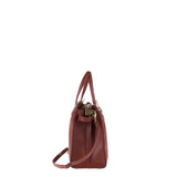 Borsa a Mano in Vera Pelle Marrone