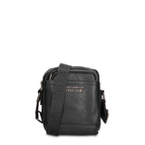 Borsa a Tracolla in 100% Pu Vegan Leather Nero