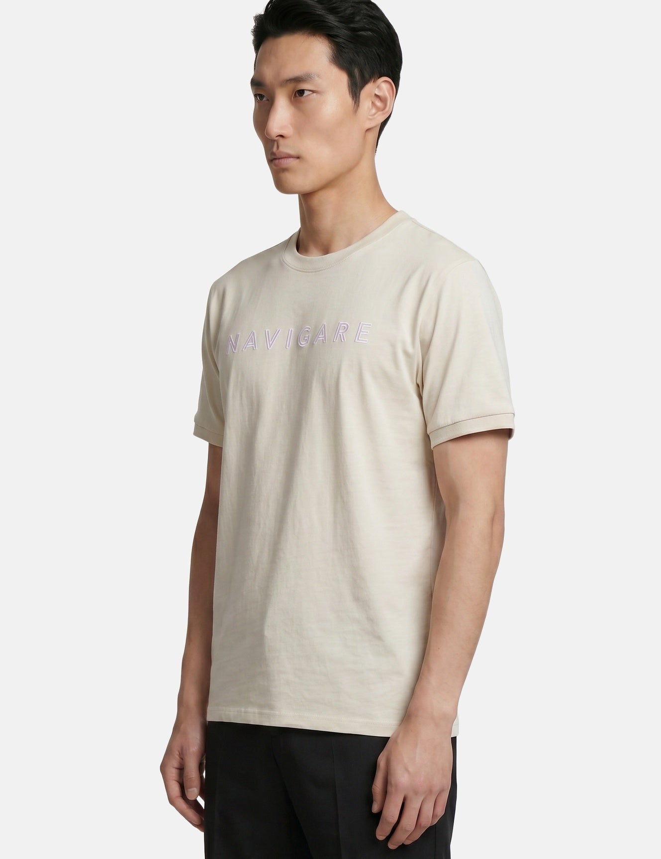 T-shirt in Cotone Beige