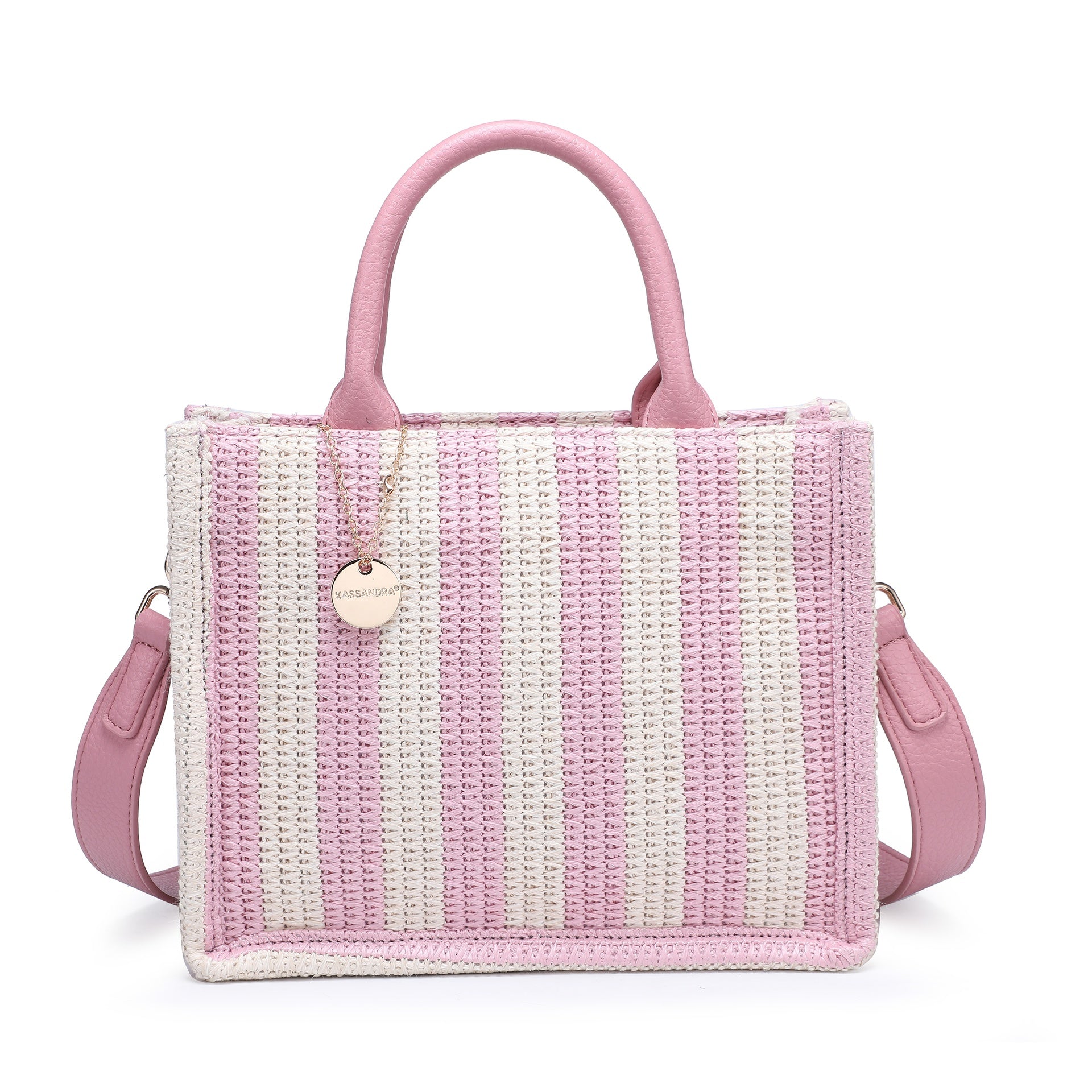 Borsa a Tracolla in Poliestere Rosa Kassandra