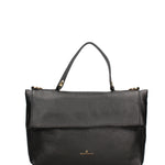 Borsa a Mano in Dollaro Leather Nero