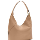 Borsa a Spalla in Pelle Sabbia