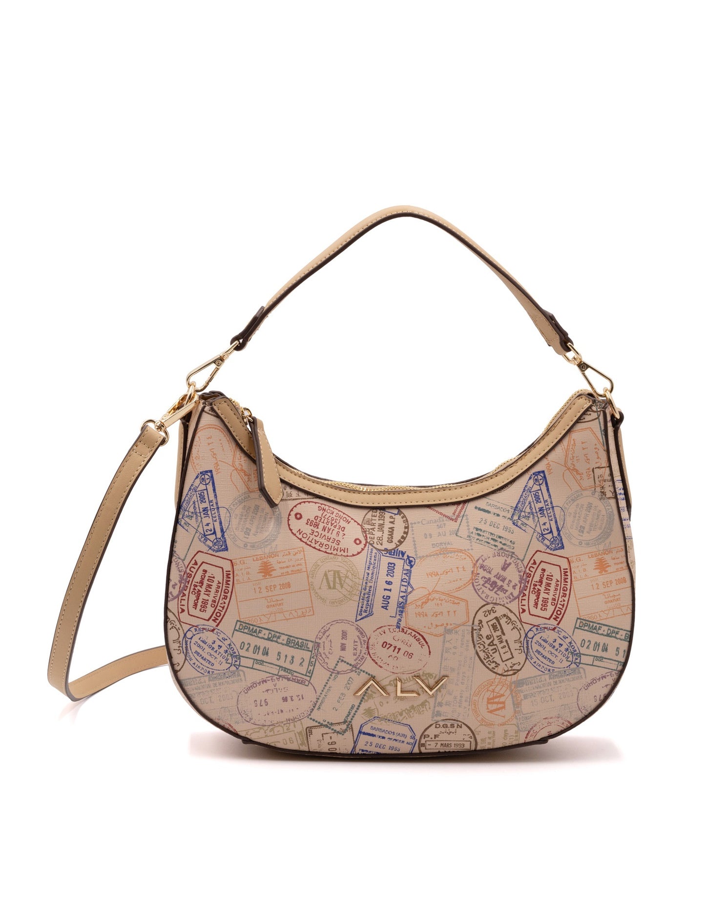 Borsa A Spalla da donna ALV - Beige
