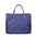 Borsa a Spalla in Pelle Sintetica Blu Braccialini
