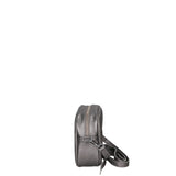 Borsa a Tracolla in Genuine Printed Suede Leather Grigio
