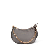 Borsa a Tracolla in Pelle Vegana Grigio Pierre Cardin