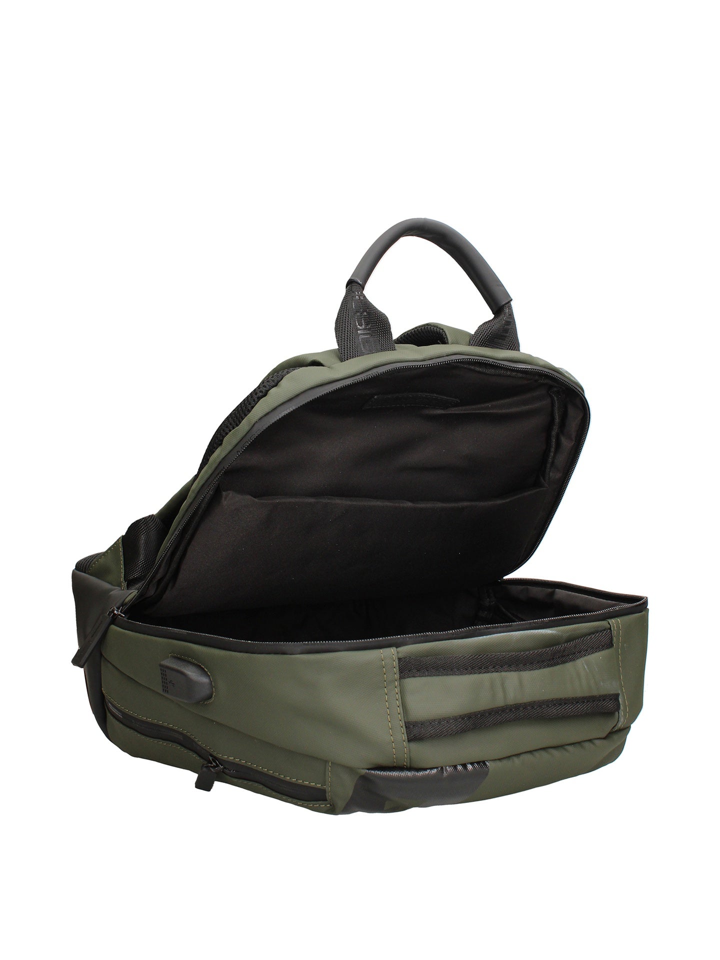 Zaino in Polyurethane Verde