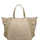 Borsa a Mano in Vera Pelle Verde
