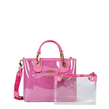 Borsa a Mano in Poliestere Fuxia