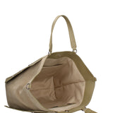 Borsa a Mano in Vera Pelle Verde