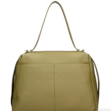 Borsa a Mano in Vera Pelle Verde