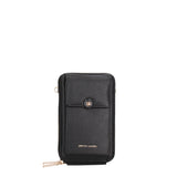 Porta Cellulare Donna in Pelle Vegana Nero Pierre Cardin