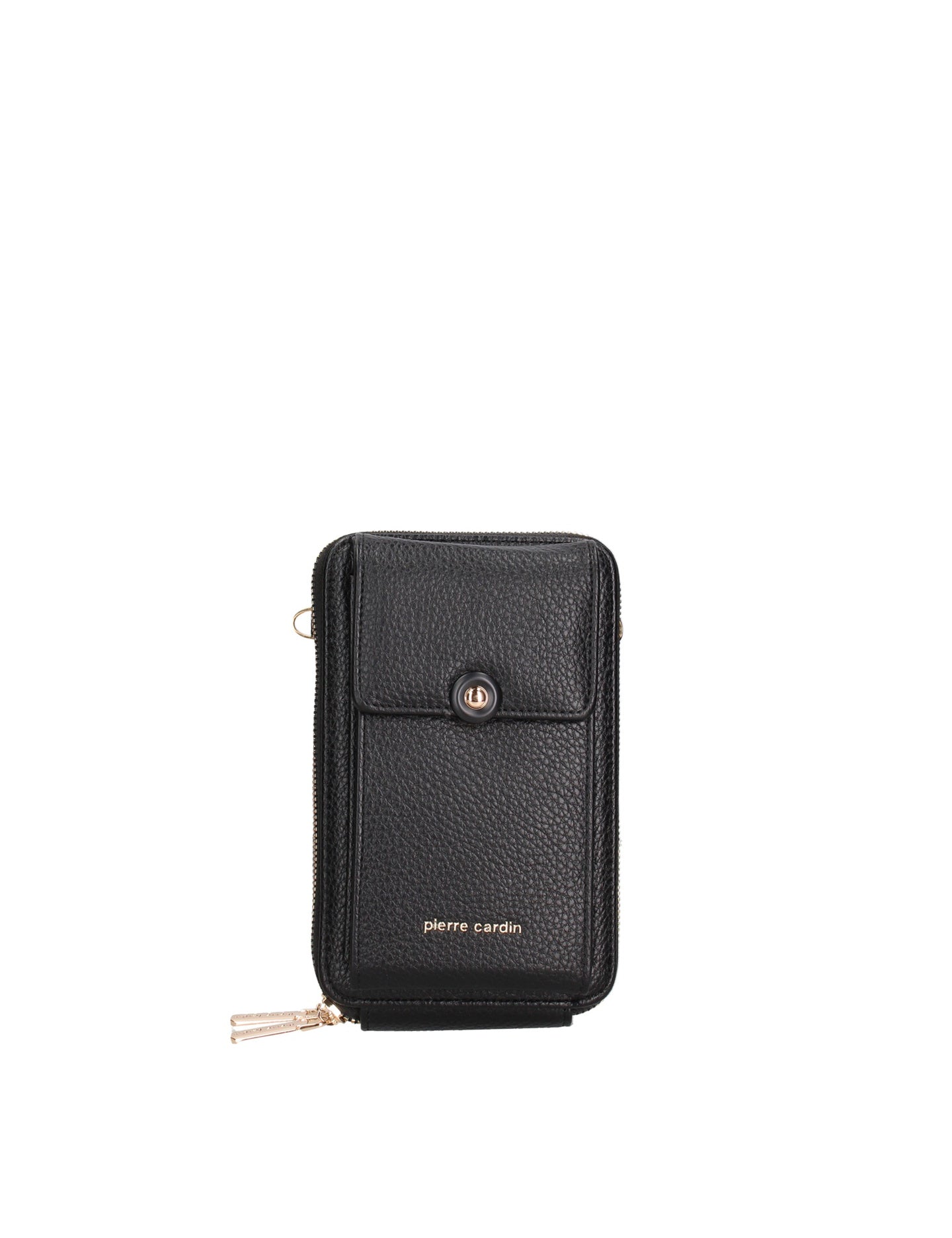 Porta Cellulare Donna in Pelle Vegana Nero Pierre Cardin