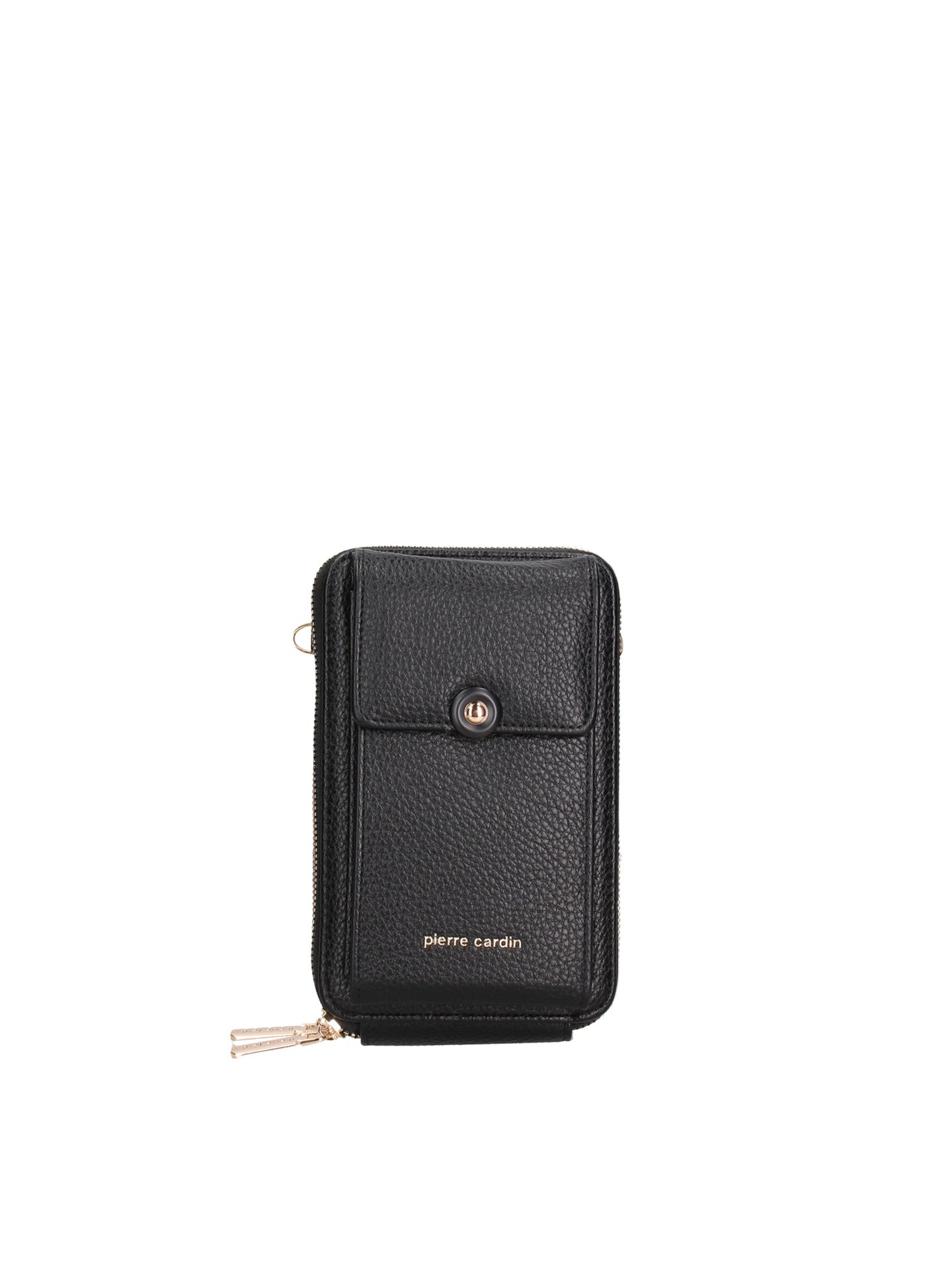Porta Cellulare Donna in Pelle Vegana Nero Pierre Cardin