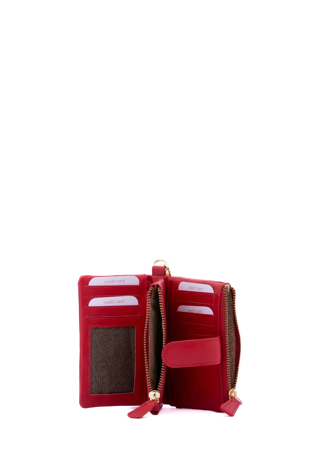 Portafoglio in Pelle Vegana Rosso