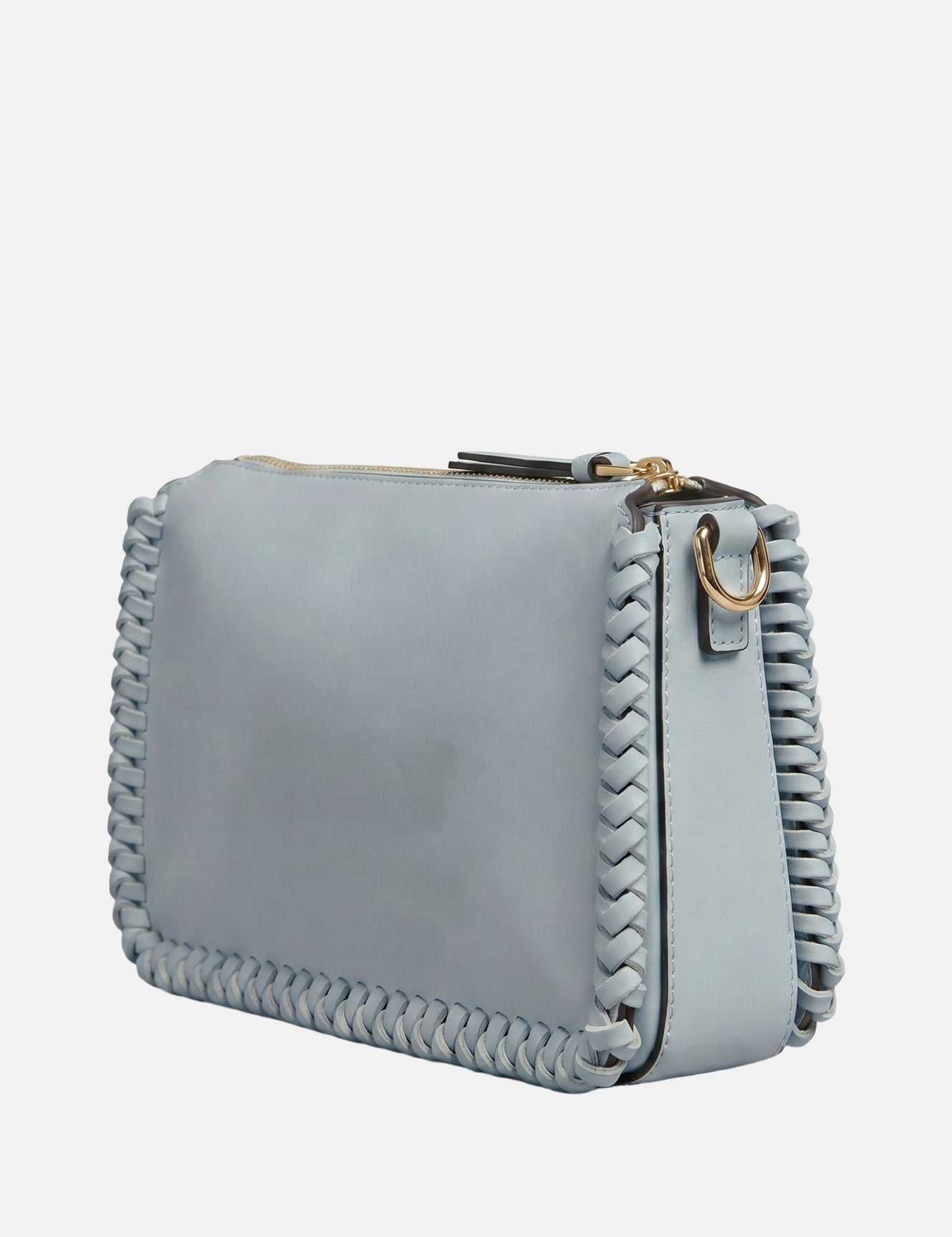 Borsa a tracolla in Pelle Vegana Blu