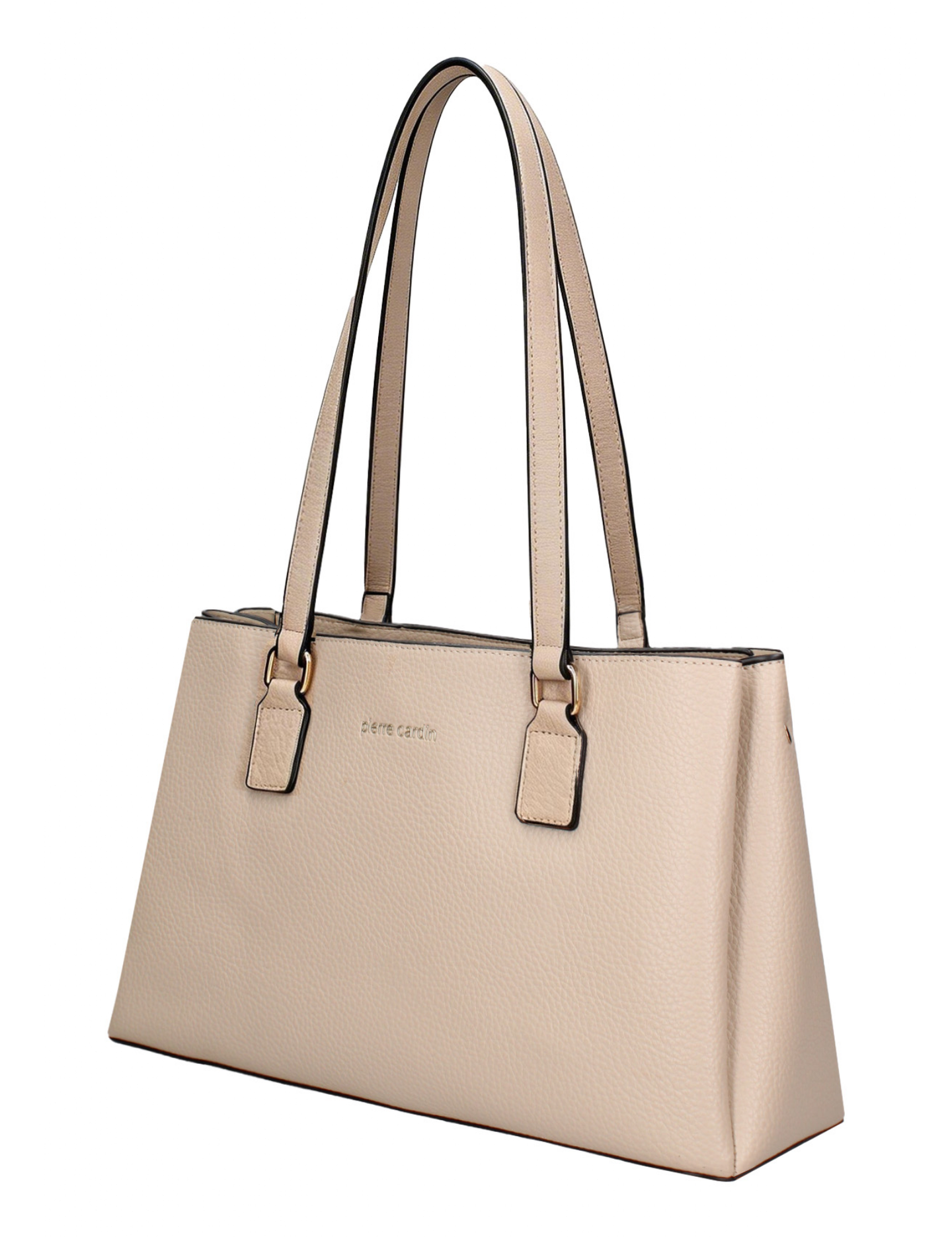 Borsa a Spalla in Pelle Vegana Taupe
