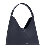 Borsa a Spalla in Pelle Ruga Blu Scuro