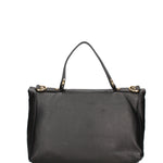 Borsa a Mano in Dollaro Leather Nero