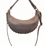 Borsa a Tracolla in Dollaro Leather Rosa