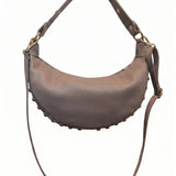 Borsa a Tracolla in Dollaro Leather Rosa