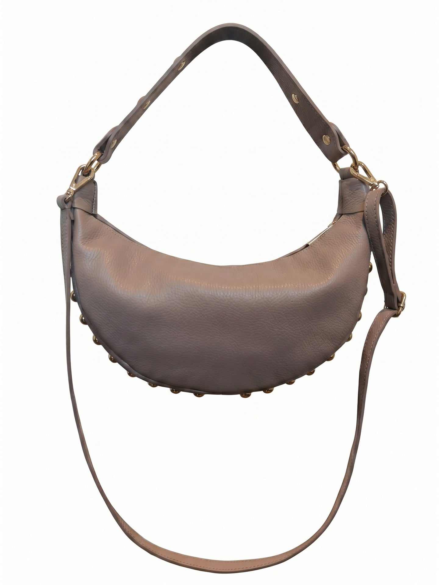 Borsa a Tracolla in Dollaro Leather Rosa