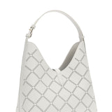 Borsa a Spalla in Pelle Ruga Bianco