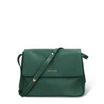 Borsa a Tracolla in Pelle Vegana Verde Scuro Pierre Cardin