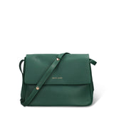 Borsa a Tracolla in Pelle Vegana Verde Scuro Pierre Cardin