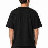 Camiseta de algodón negra