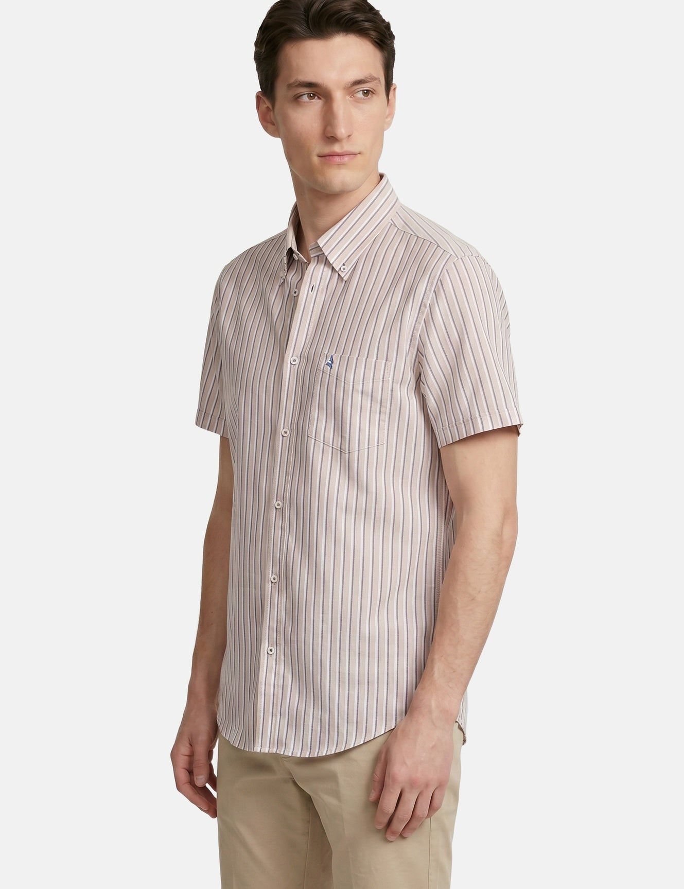 Camicia in Cotone Beige