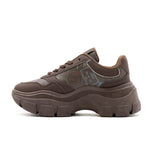 Sneakers in Poliestere Marrone