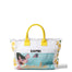 Borsa a Mano in Cotone Multicolore e Giallo Braccialini