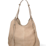 Borsa a Spalla in Vera Pelle Cappuccino