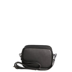 Borsa a Tracolla in Dollaro Leather Nero