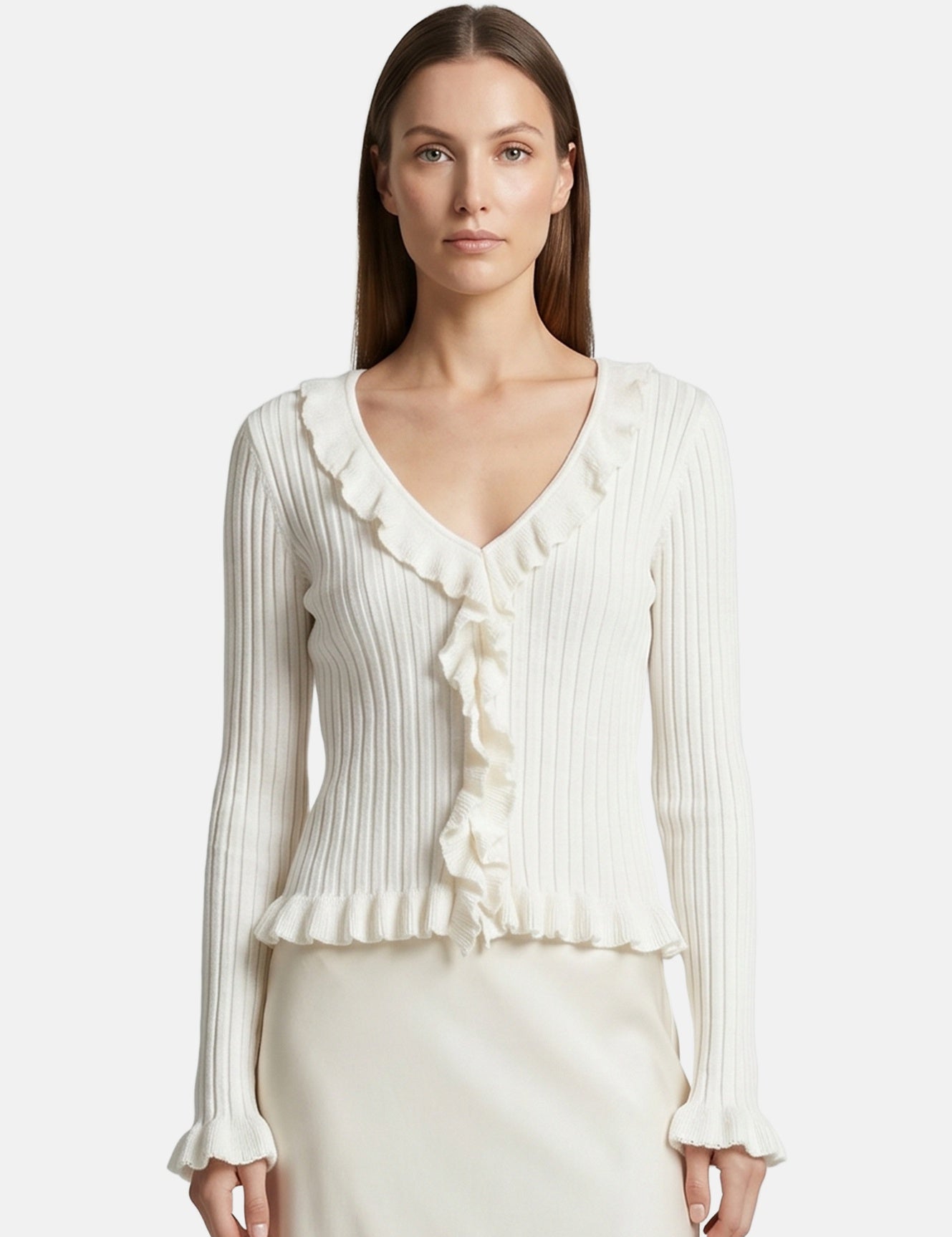 Vestito in Poliestere Bianco Roberta Rossi