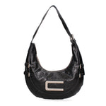 Borsa a spalla CUSTO - Nero