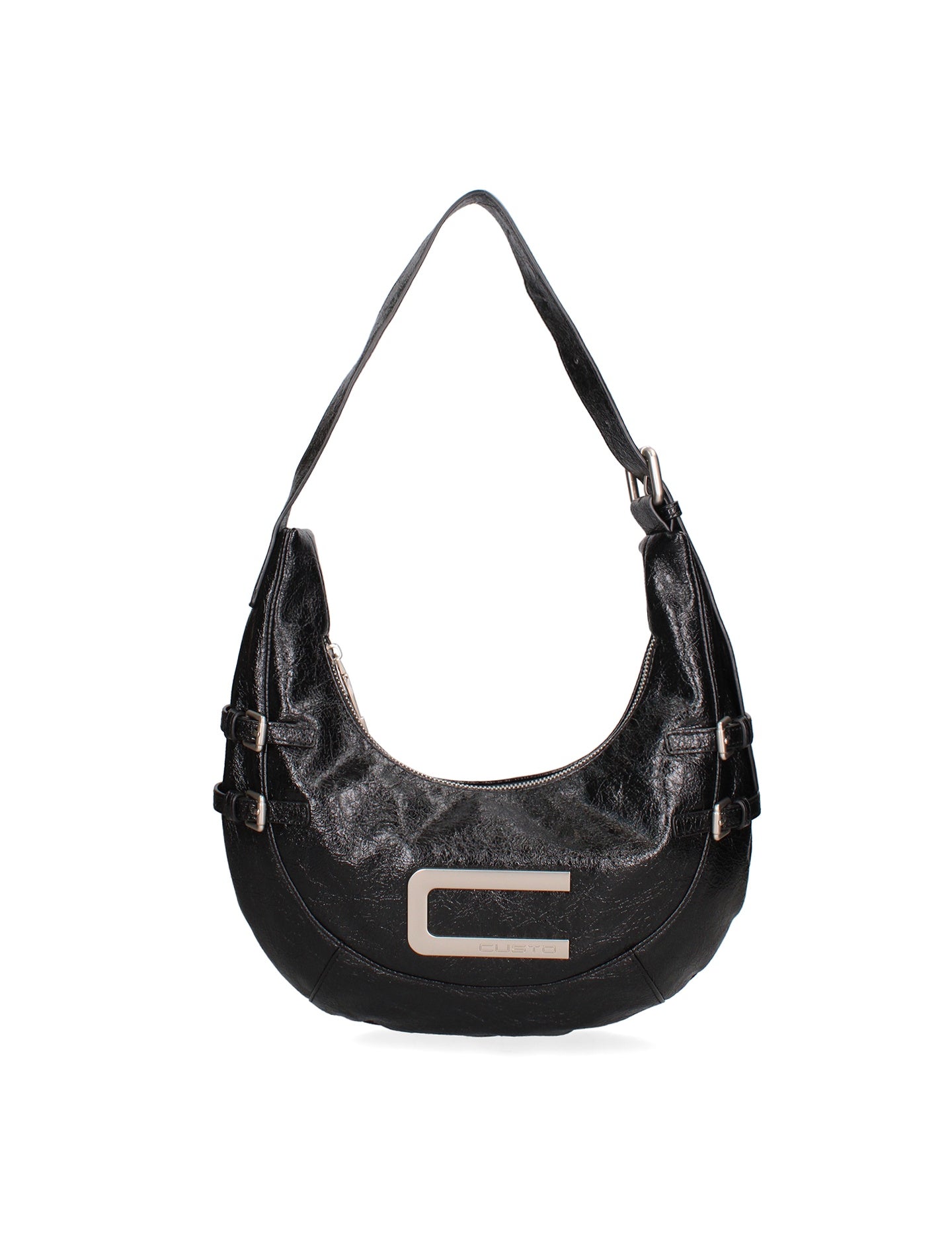 Borsa a spalla CUSTO - Nero