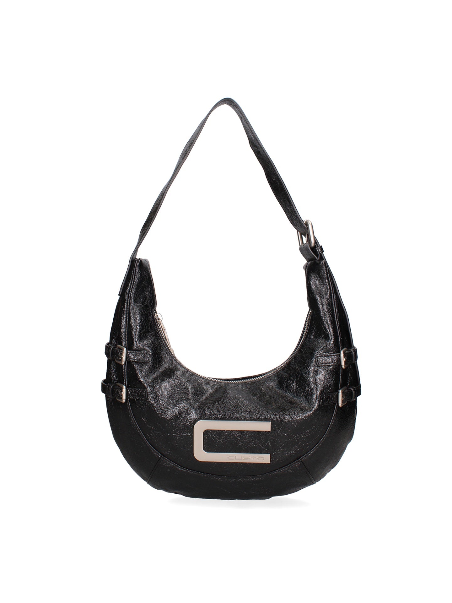 Borsa a spalla CUSTO - Nero