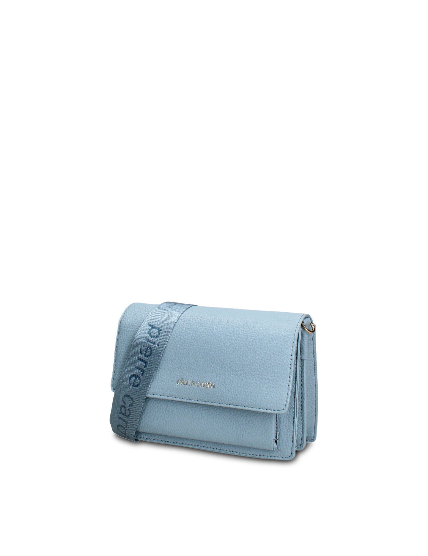 Borsa a Tracolla in Pelle Vegana Azzurro