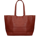 Borsa a Mano in 100% Cow Leather Rubino