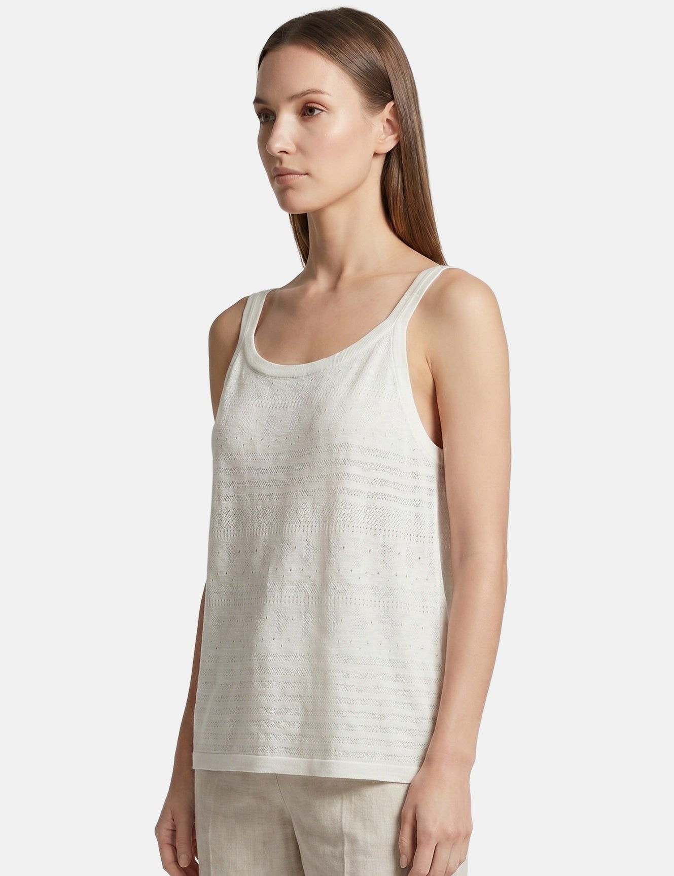 Vestito in Viscosa Bianco