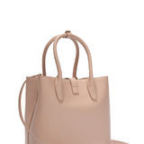 Borsa a Mano in Pelle Palmellato Rosa