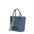 Borsa a Mano in Pelle Vegana Blu Jeans Pierre Cardin