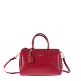 Borsa a Bauletto in Vera Pelle Rubino Pierre Cardin